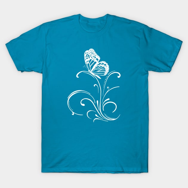 Butterfly T-Shirt by AlstonArt